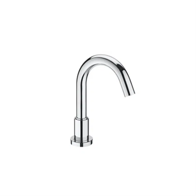 LOFT | LOFT-E Electronic basin faucet (one water) with sensor integrated in the spout. Mains operated at 230V. It includes power source.