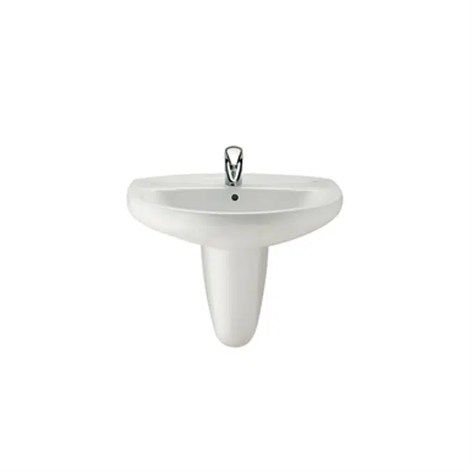 Victoria Vitreous china semipedestal for basin