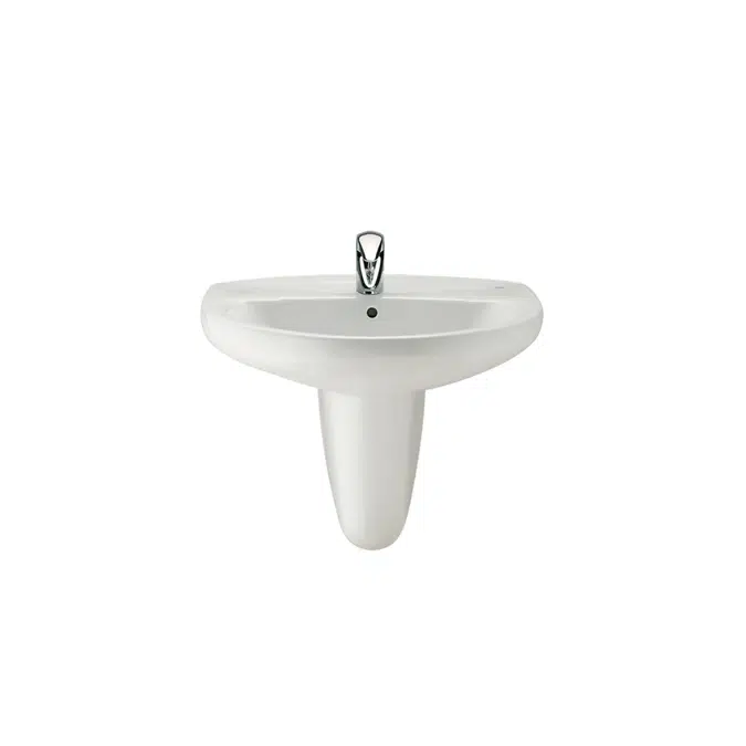 Victoria Vitreous china semipedestal for basin