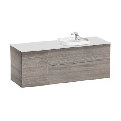 BEYOND Base unit for in countertop basin on the right图像