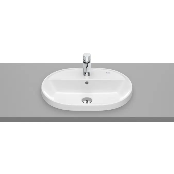 THE GAP ROUND - Countertop washbasin with tap hole