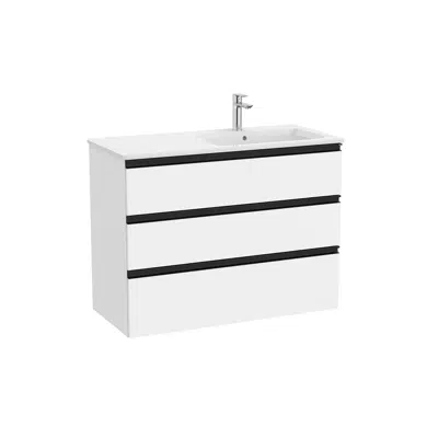 afbeelding voor The Gap Unik (base unit with three drawers and right hand basin)