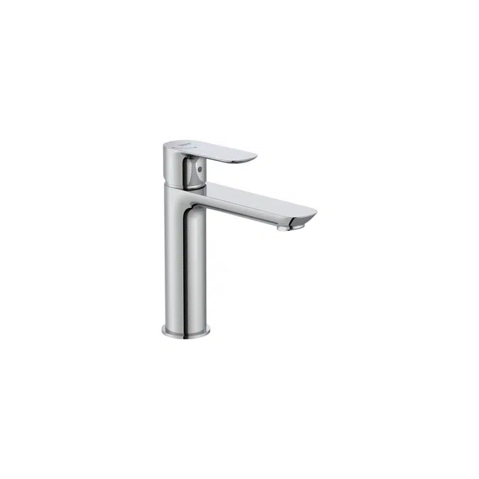 CALA Single lever medium height basin mixer with smooth body, Cold Start