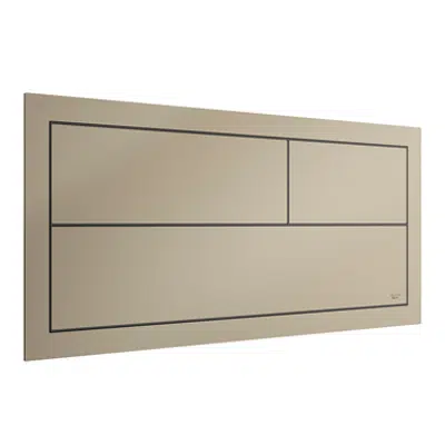 kép a termékről - ARMANI - ISLAND 550x41.5x250mm Built-in 3/6L dual capacitative flush plate