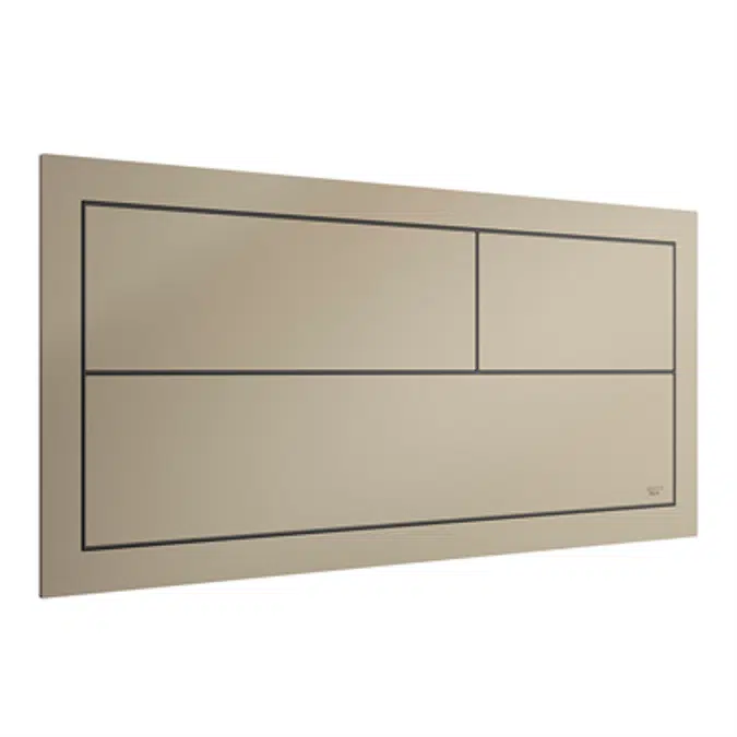 ARMANI - ISLAND 550x41.5x250mm Built-in 3/6L dual capacitative flush plate