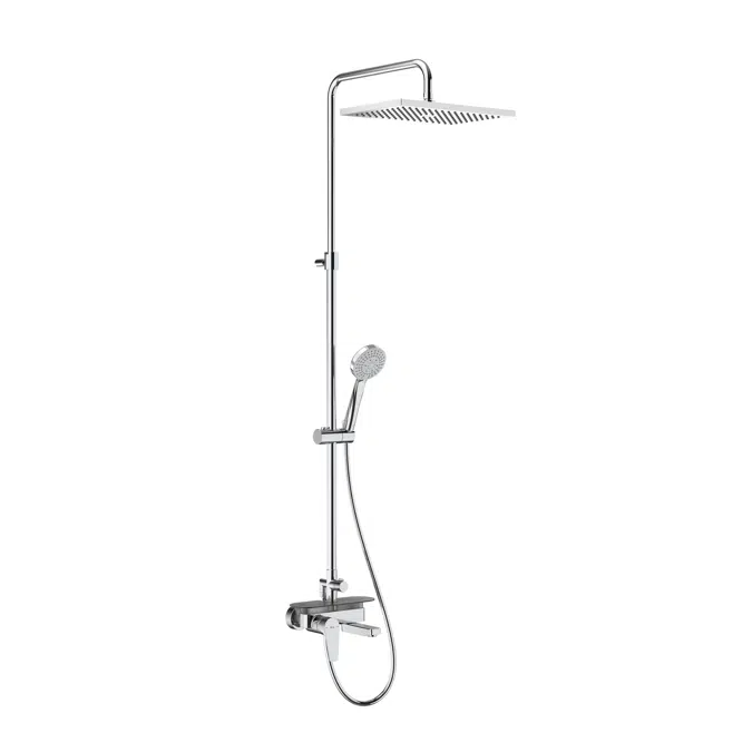 EVEN Single-lever mixer bath column