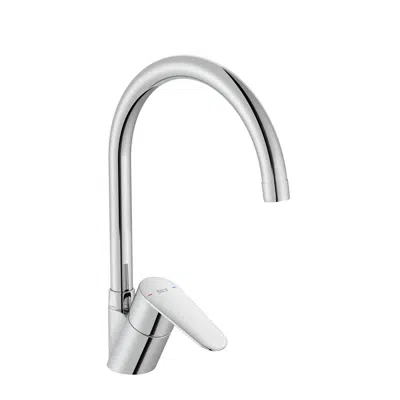 画像 Victoria Plus Kitchen sink mixer with swivel spout and flexible supply hoses