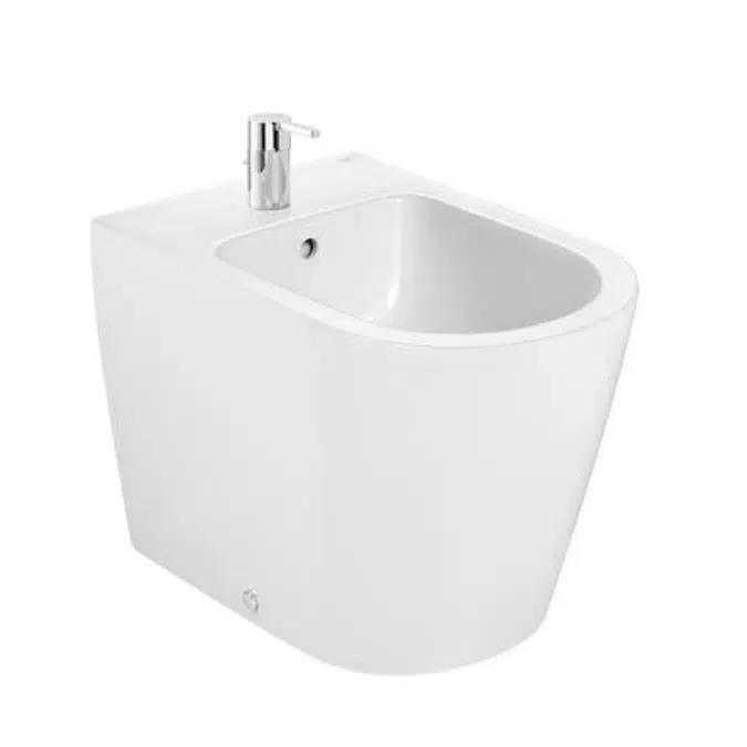 Inspira Back to wall bidet with 1 hole
