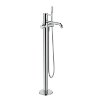 画像 Ona Floorstanding single-lever bath-shower mixer with automatic diverter