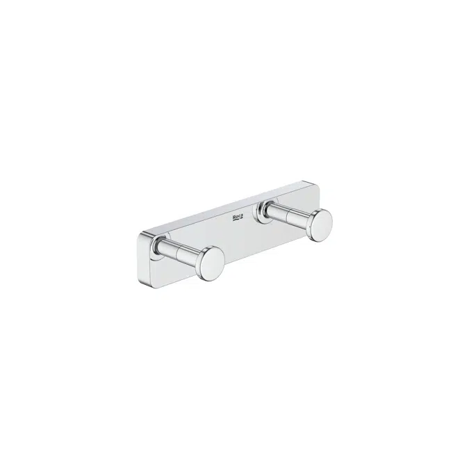 Sonata Double robe hook (installation with screws or adhesive)