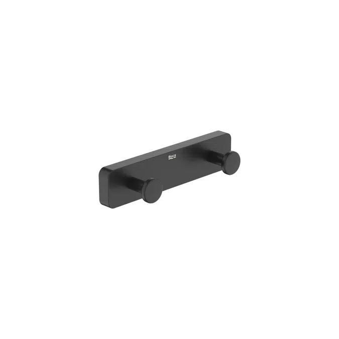 Sonata Double robe hook (installation with screws or adhesive)