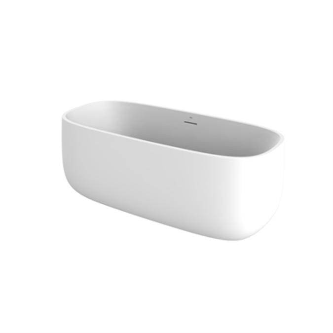 BIM objects - Free download! BEYOND SURFEX® oval bathtub with drain ...