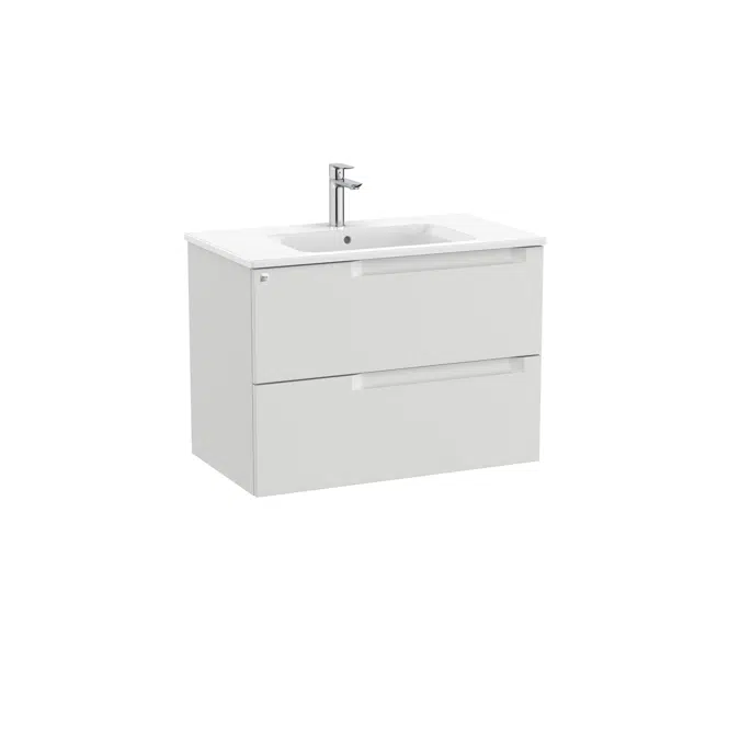 Aleyda Unik (base unit with 2 drawers and centered basin)