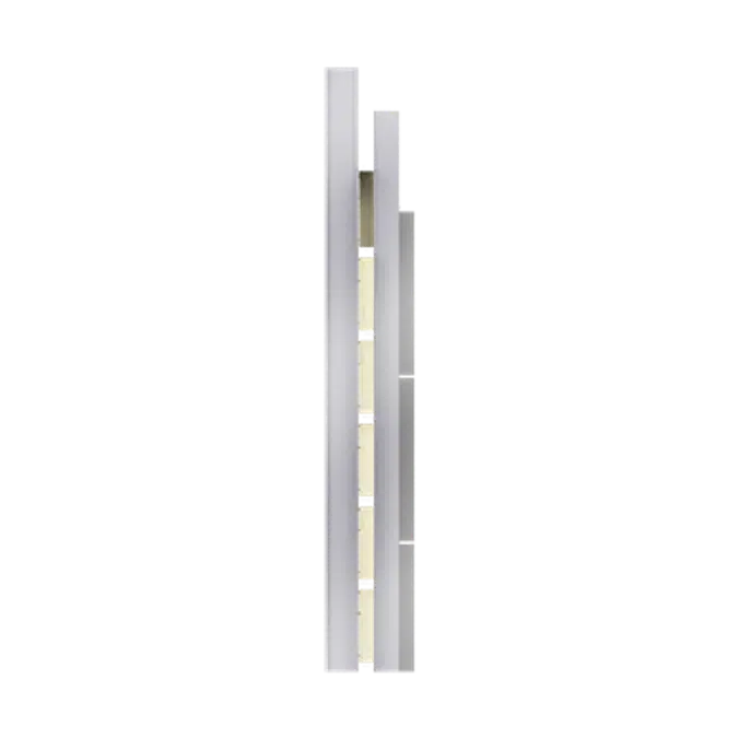 Bardage double peau cassettes acier alu plateaux pleins écarteurs avec isolat