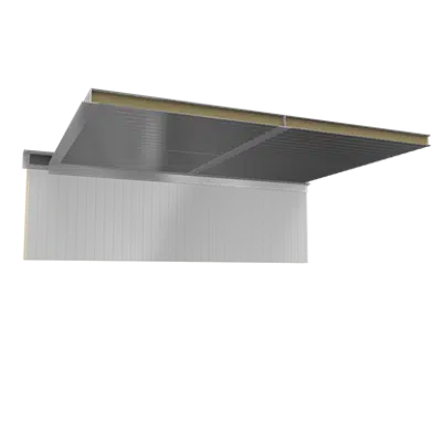 Immagine per Ceiling sandwich panels 2 steel facings PUR PIR core