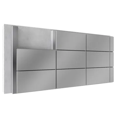 Obrázek pro Overcladding with steel or aluminium cassettes