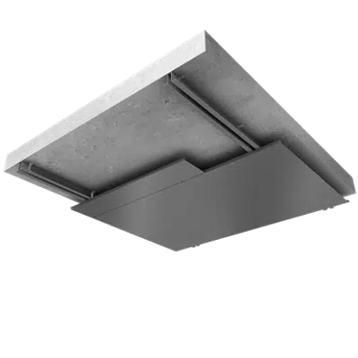 Obrázek pro Suspended ceiling underside canopy inside wall with steel alu sidings