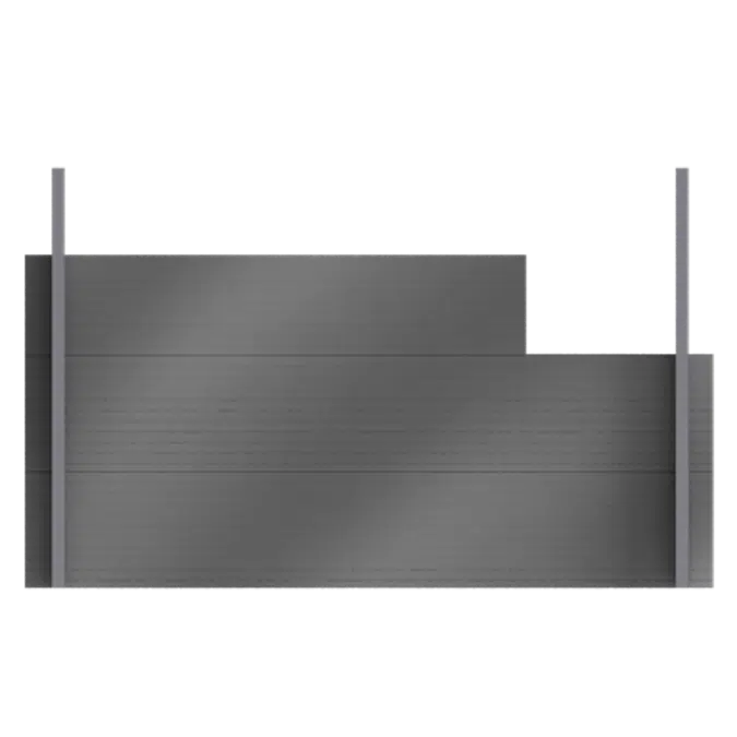 Steel facings s  with panel cladding PUR PIR core H pos visible fixing