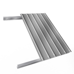 steel single skin roofing