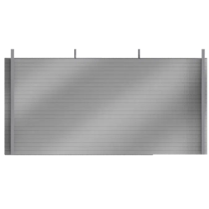 Steel 2 skins cladding H pos perforated trays spacer 2insulation beds