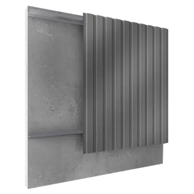 Image for Steel built up cladding vertical position