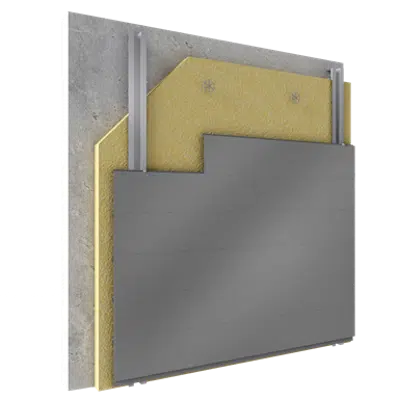 overcladding with steel alu sidings in horizontal pos with insulation