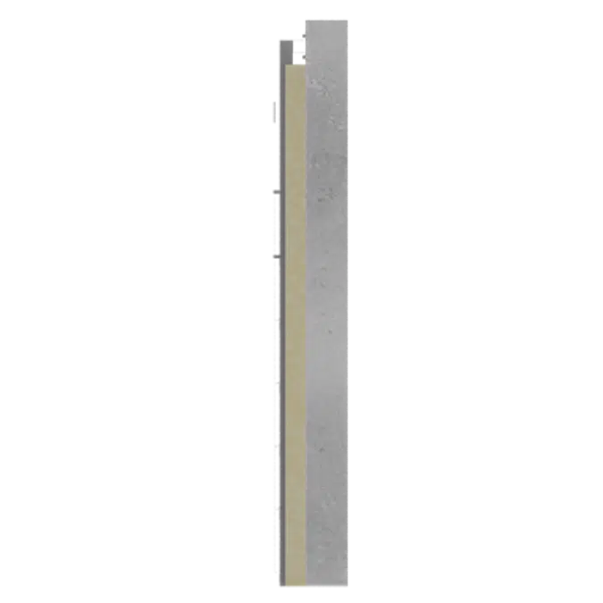 Overcladding with steel alu sidings in horizontal pos with insulation
