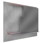 bardage rapporté à base de lames en acier ou aluminium en pose verticale