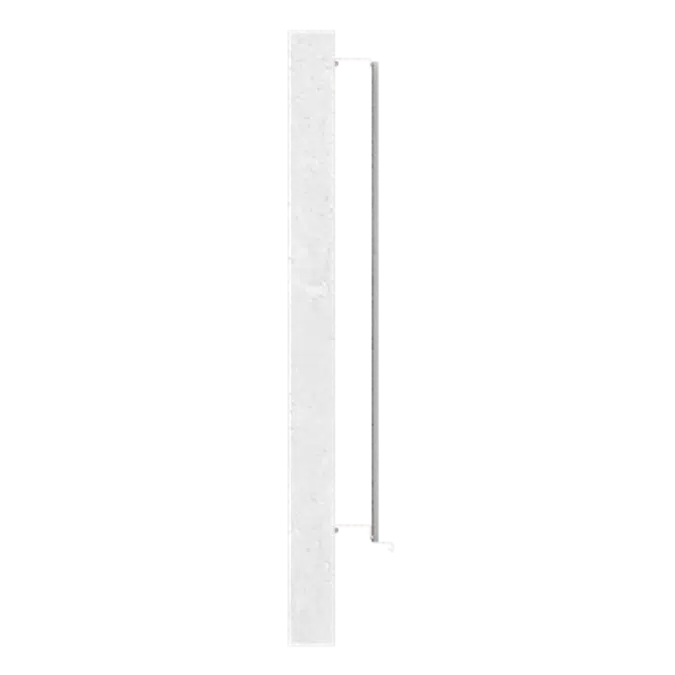 Overcladding with steel or aluminium sidings in vertical position