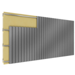 cladding with 2 skins