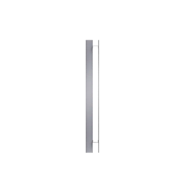 Steel single skin cladding in vertical position