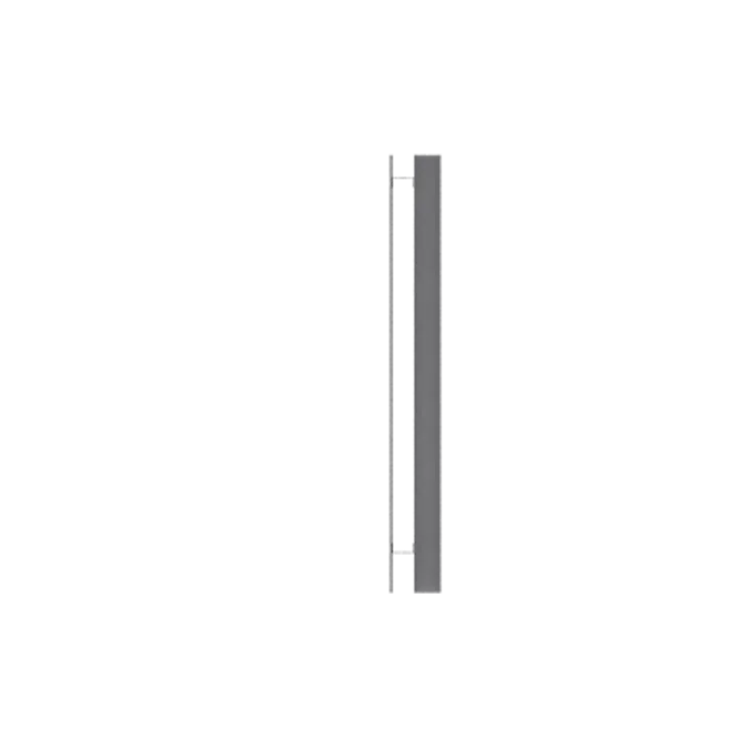 Steel single skin cladding in vertical position
