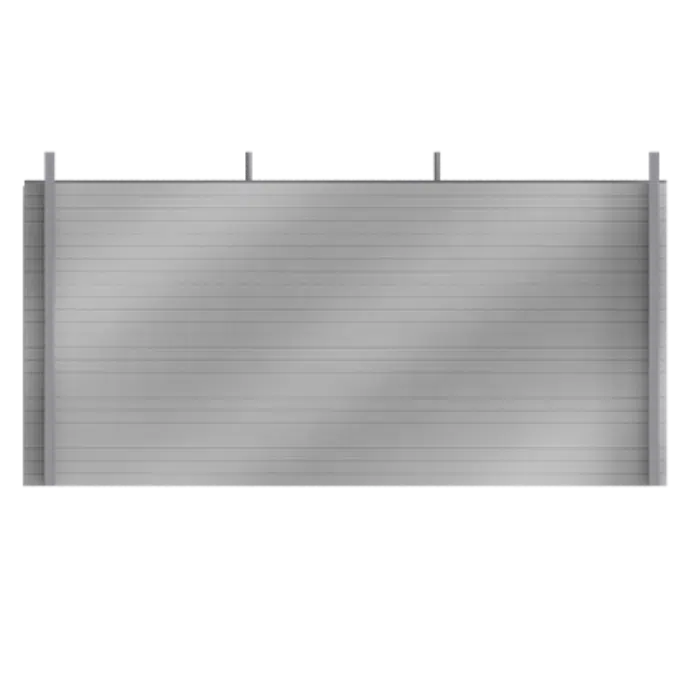 Bardage double peau lames acier alu pose V plateaux pleins isolation écarteurs