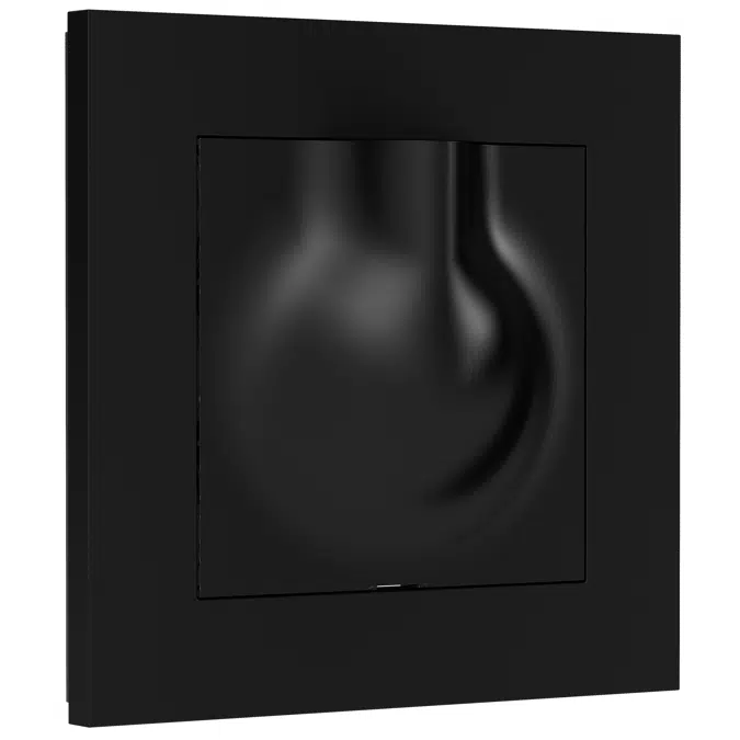 PLUS DCL outlet for wall BLK RAL9005