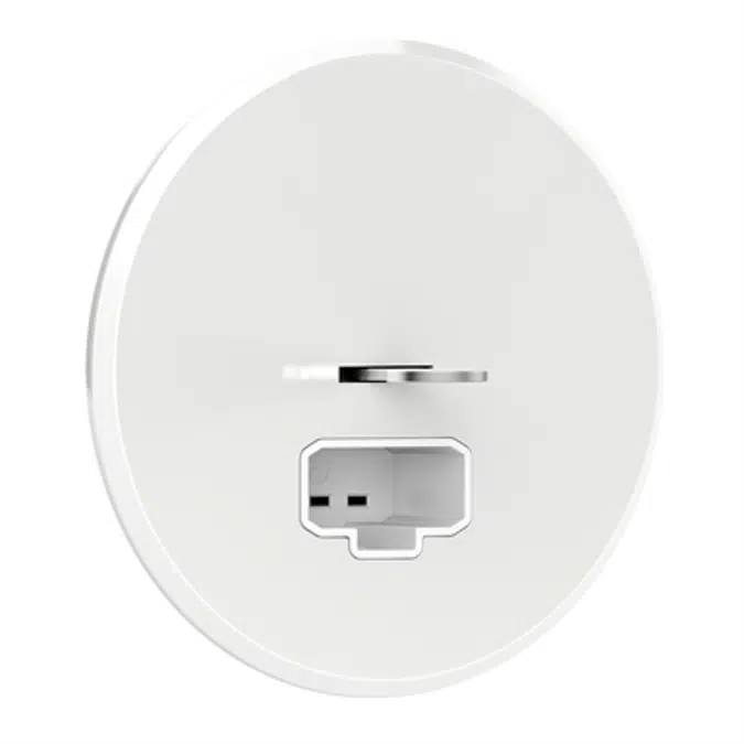 DCL ceiling socket outlet  RS16 PW RAL9003