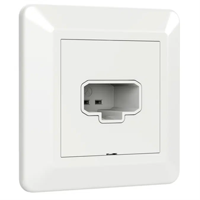 DCL wall socket outlet RS16 PW RAL9003