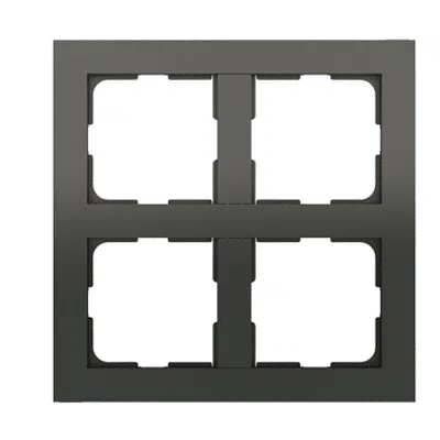 Image for Combination frame 2x2-gang PLUS BLK RAL9005