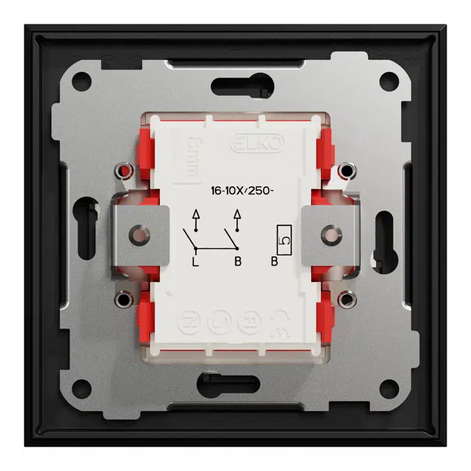 2-circuit switch Ocean Plastic PLUS flush RAL9005