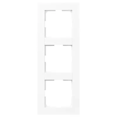 obraz dla PLUS 3-gang frame PW RAL9010