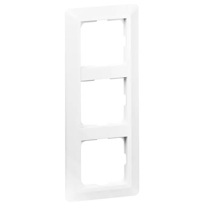 Combination frame 3-gang RS16 PW RAL9003