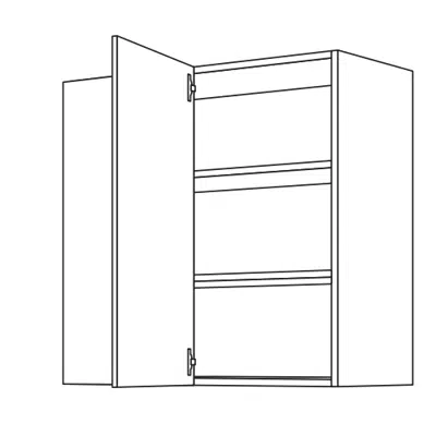 Noblessa Wall units WE60/80/90-20/35/45 1 DOOR图像