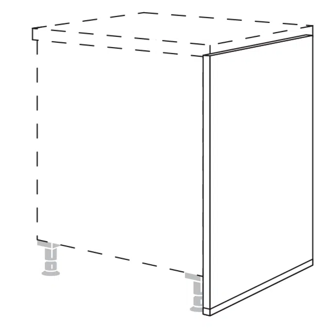 Noblessa Upright - top shelves UWA16