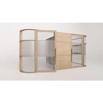 Image for mod system - config 25 - Room with fluted acrylic