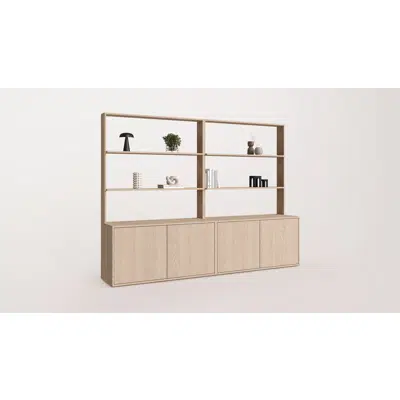 Image for mod system - config 12 - Divider with storage & shelves