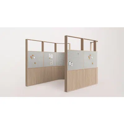 Image for mod system - config 20 - Collab space with pinable fabric panels