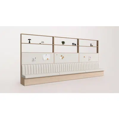 Image for mod system - config 3 - Divider with banquette seating
