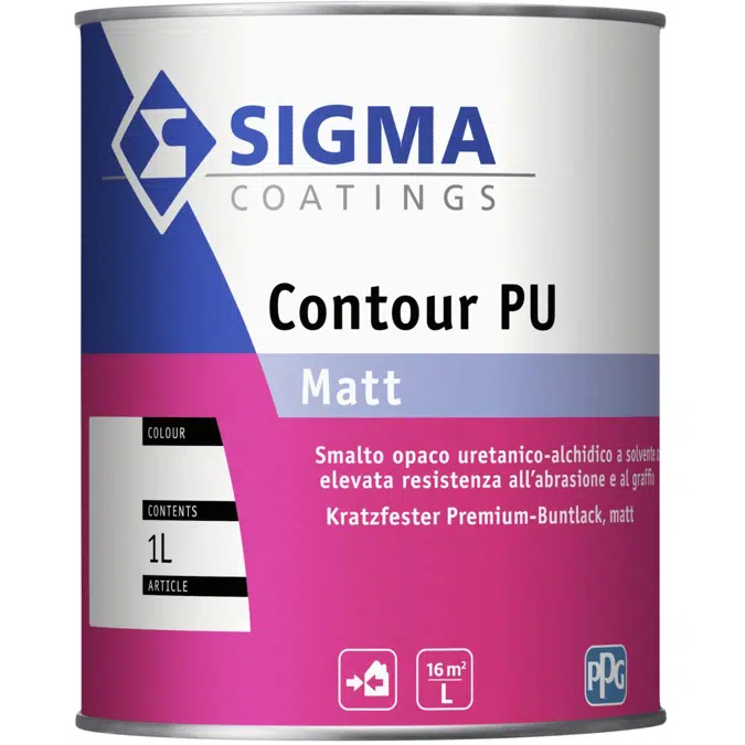 SIGMA CONTOUR PU MATT solvent based enamel
