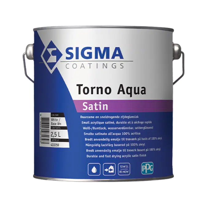 SIGMA TORNO AQUA SATIN enamel