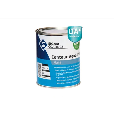 bilde for SIGMA CONTOUR AQUA-PU MATT water based enamel