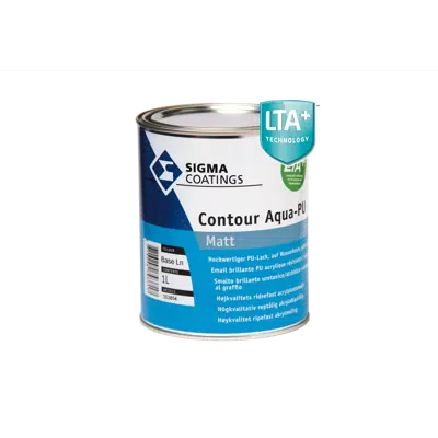 Image for SIGMA CONTOUR AQUA-PU MATT water based enamel
